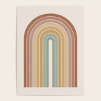 Gradient Arch XXVII Earthy Mid Century Modern Rainbow Poster Gallery Image 4