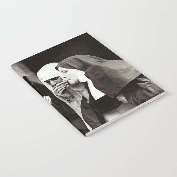 Nuns Smoking Vintage Photograph 1931 Notebook Gallery Image 1