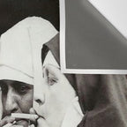 Nuns Smoking Vintage Photograph 1931 Wall Tapestry Gallery Image 3