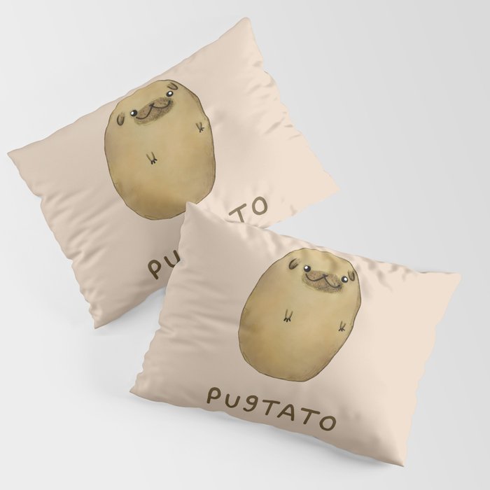 Pugtato Pillow Sham Gallery Image 1