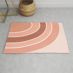 Rainbow arc - neutrals Rug Gallery Image 1