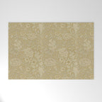 William Morris Vintage Double Bough Antique Gold Welcome Mat Gallery Image 1