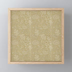 William Morris Vintage Double Bough Antique Gold Mini Art Print Gallery Image 1