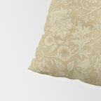 William Morris Vintage Double Bough Antique Gold Pillow Sham Gallery Image 4