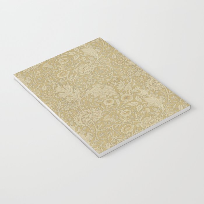William Morris Vintage Double Bough Antique Gold Notebook Gallery Image 3