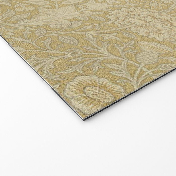 William Morris Vintage Double Bough Antique Gold Welcome Mat Gallery Image 2