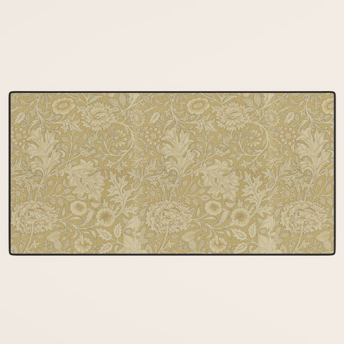 William Morris Vintage Double Bough Antique Gold Desk Mat Gallery Image 3
