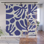 Abstract organic nature leaf art pattern Wall Mural Gallery Image 1