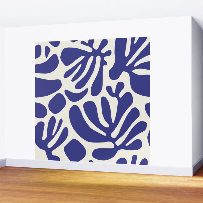 Abstract organic nature leaf art pattern Wall Mural Gallery Image 2