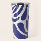 Abstract organic nature leaf art pattern Travel Mug Gallery Image 1