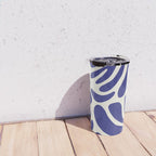 Abstract organic nature leaf art pattern Travel Mug Gallery Image 4