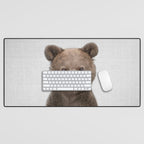 Baby Bear - Colorful Desk Mat Gallery Image 1