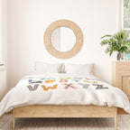 Decorative Alphabet Duvet Cover Gallery Image 3