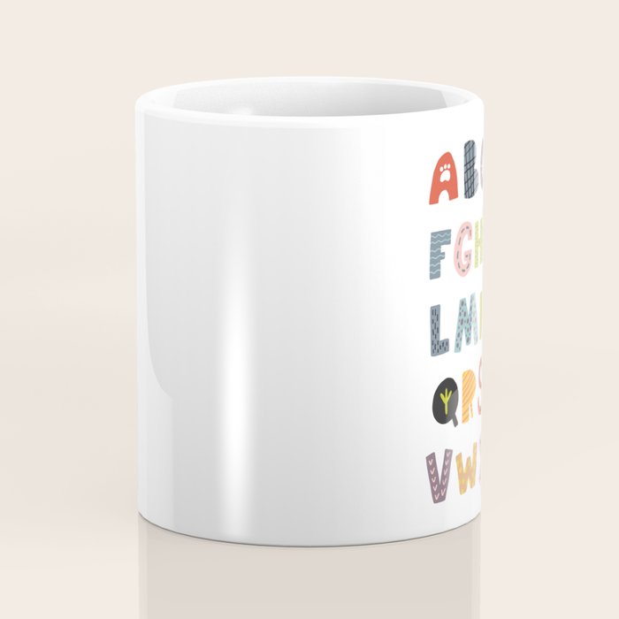 Decorative Alphabet Coffee Mug Gallery Image 4