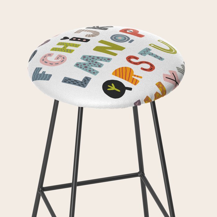 Decorative Alphabet Stool Gallery Image 2
