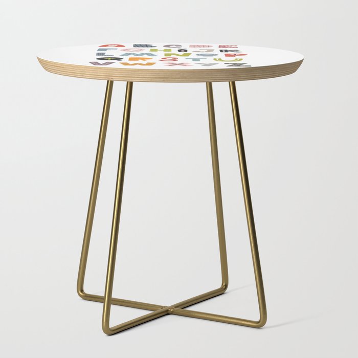Decorative Alphabet Side Table Gallery Image 1