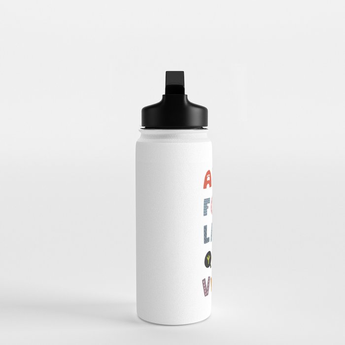 Decorative Alphabet Water Bottle Gallery Image 3