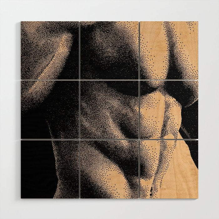 Grained - NOODDOOD Painting Wood Wall Art Gallery Image 1