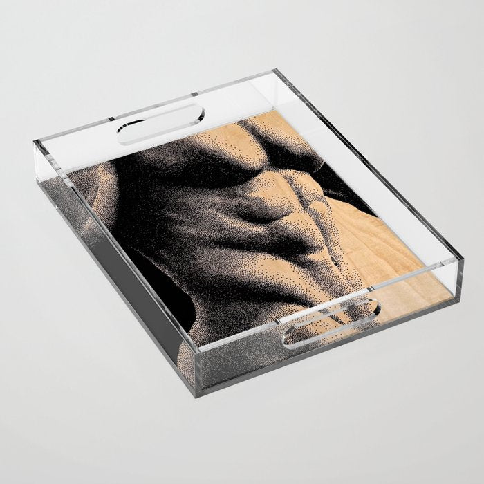 Grained - NOODDOOD Painting Acrylic Tray Gallery Image 1
