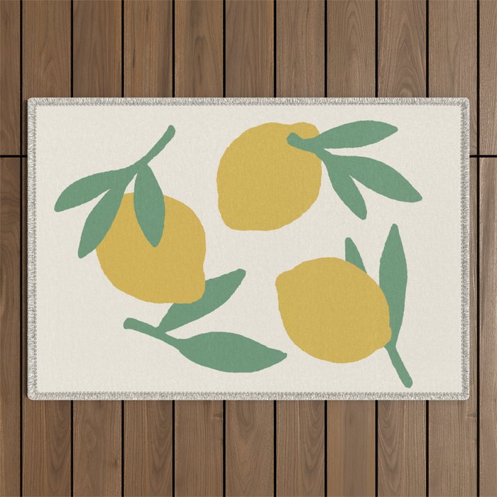 Citrus - Illustration Outdoor Rug Gallery Image 1