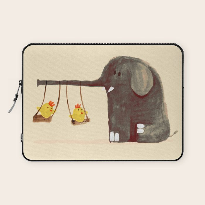 Elephant Swing Laptop Sleeve Gallery Image 1