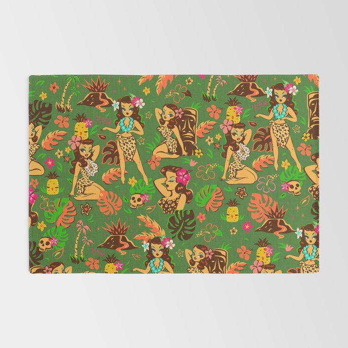 Tiki Temptress on Green Rug Gallery Image 2