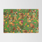 Tiki Temptress on Green Rug Gallery Image 2