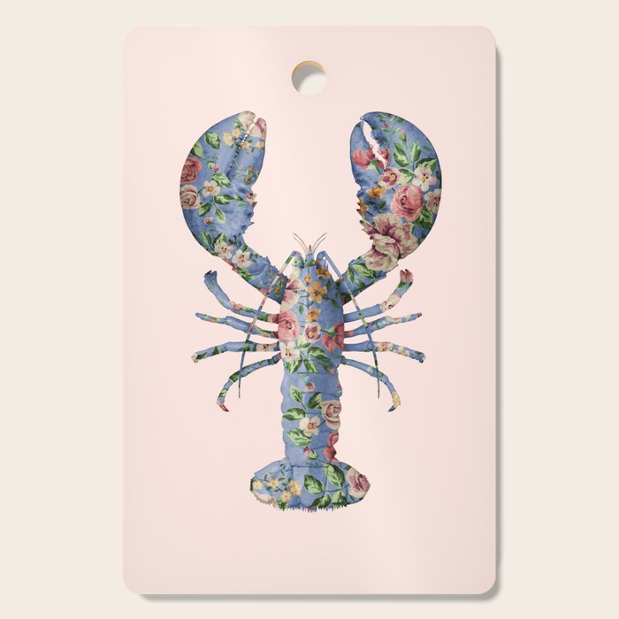 FLORAL LOBSTER Cutting Board Gallery Image 1