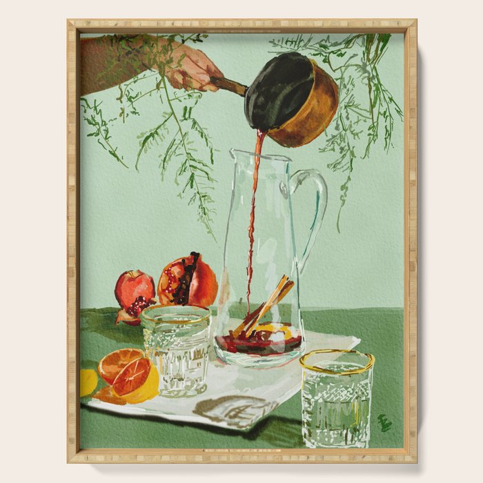 Ðulled wine kit Serving Tray Gallery Image 1