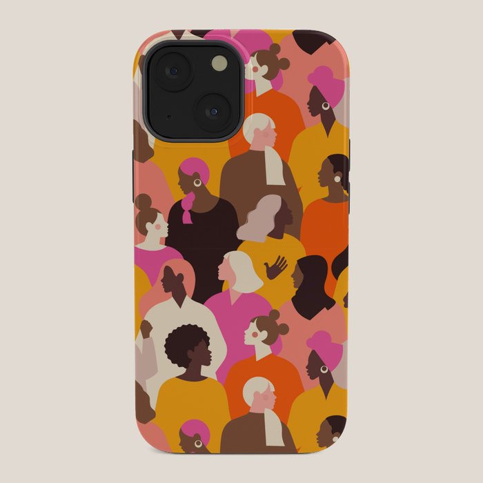Female diverse faces pink iPhone Case Gallery Image 34