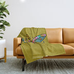 Libra Cicada Throw Blanket Gallery Image 1