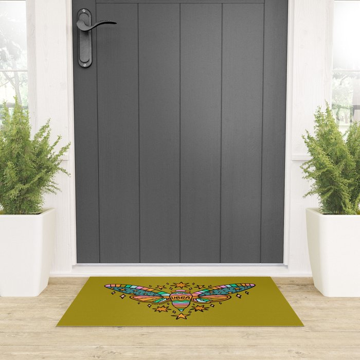Libra Cicada Welcome Mat Gallery Image 3