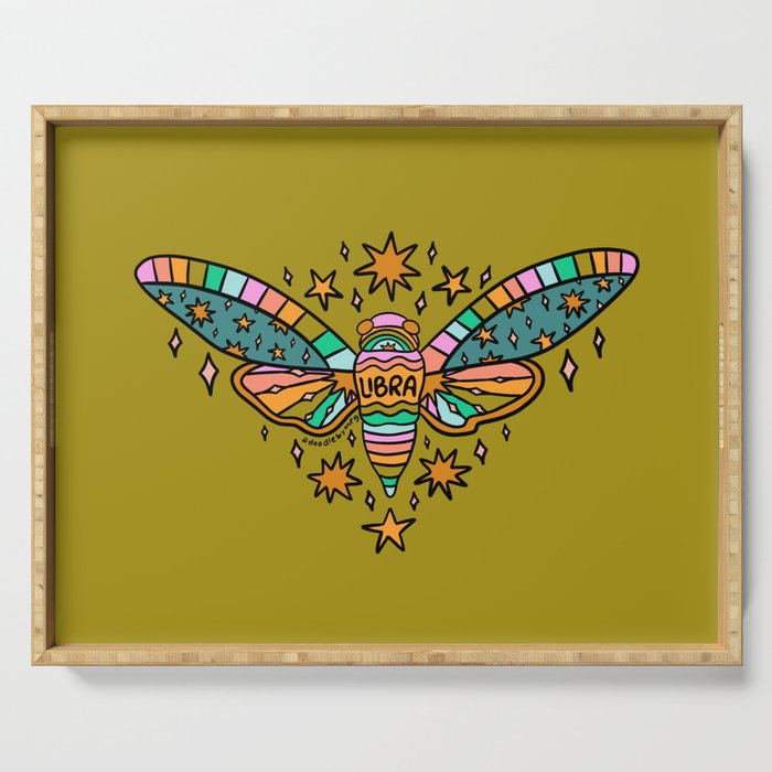 Libra Cicada Serving Tray Gallery Image 1