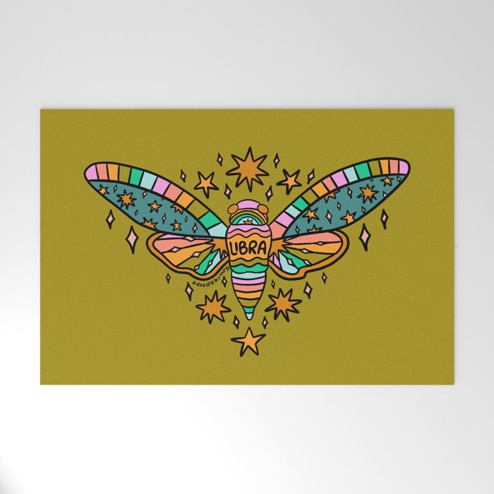 Libra Cicada Welcome Mat Gallery Image 1