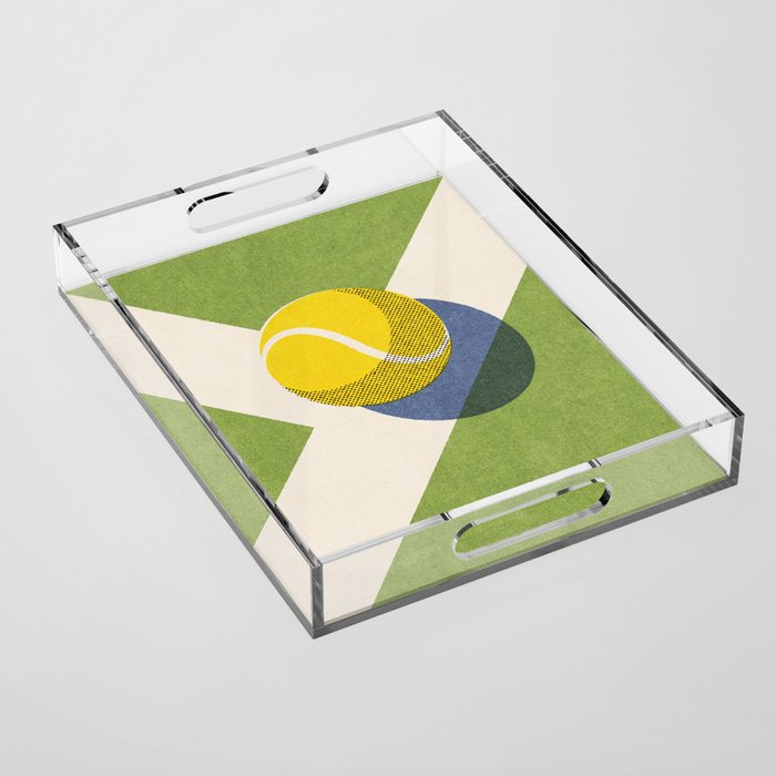 BALLS - Tennis - Grass Court - II Acrylic Tray Gallery Image 1