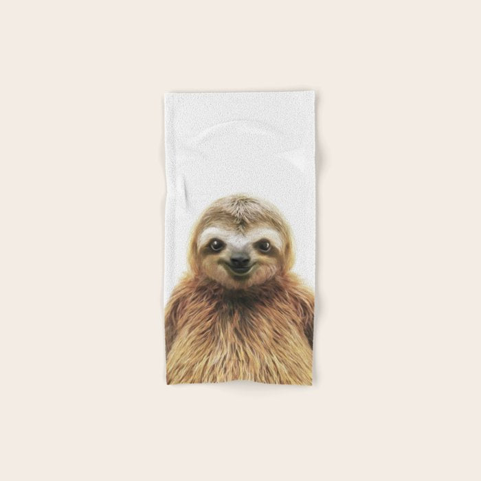 Young Sloth Bath Towel Gallery Image 1