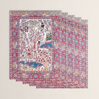 Esfahan Central Persian Silk Rug Print Wrapping Paper Gallery Image 3