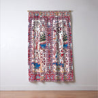 Esfahan Central Persian Silk Rug Print Window Curtain Gallery Image 3