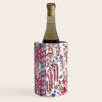 Esfahan Central Persian Silk Rug Print Wine Chiller Gallery Image 2