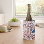 Esfahan Central Persian Silk Rug Print Wine Chiller Gallery Image 4