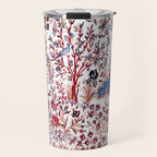 Esfahan Central Persian Silk Rug Print Travel Mug Gallery Image 1