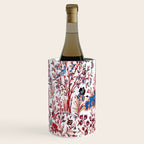 Esfahan Central Persian Silk Rug Print Wine Chiller Gallery Image 1