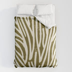 Linocut Tree #1 Duvet Cover Gallery Image 6