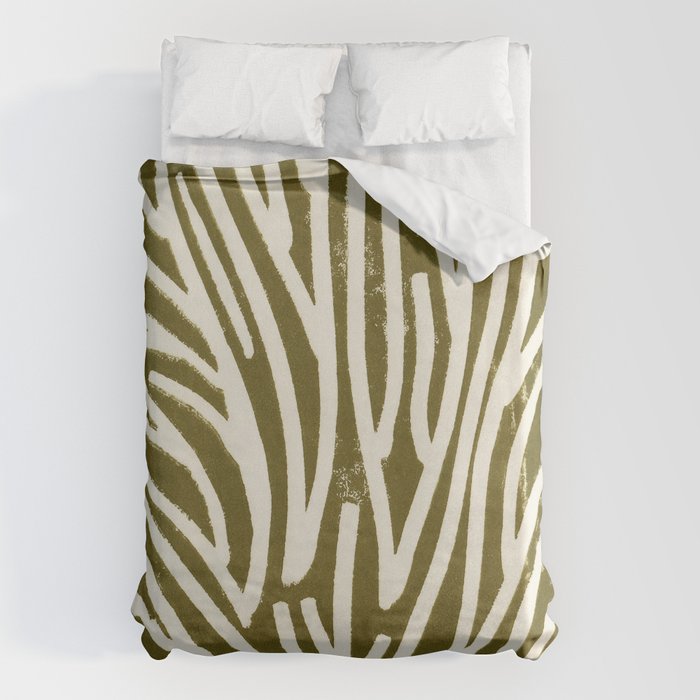 Linocut Tree #1 Duvet Cover Gallery Image 6