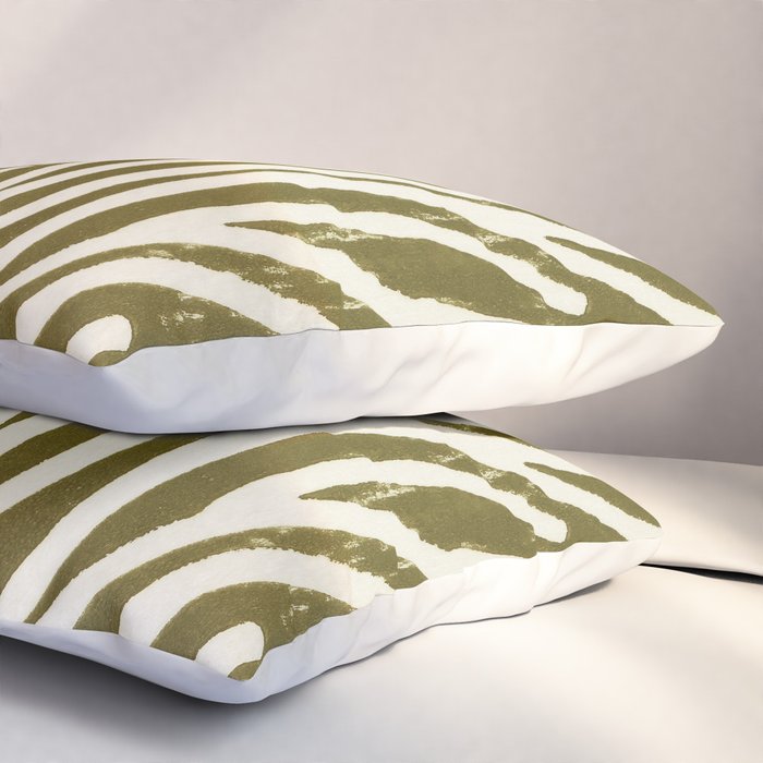 Linocut Tree #1 Pillow Sham Gallery Image 3