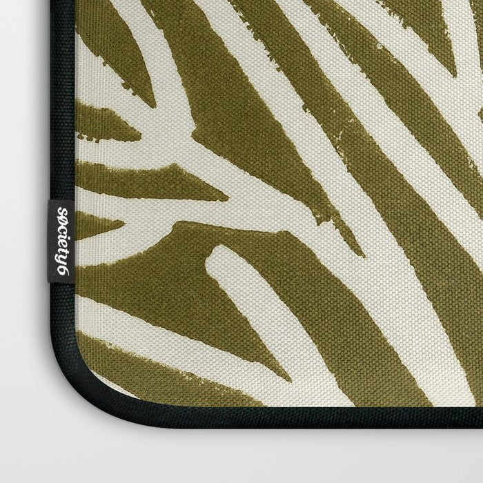 Linocut Tree #1 Laptop Sleeve Gallery Image 3