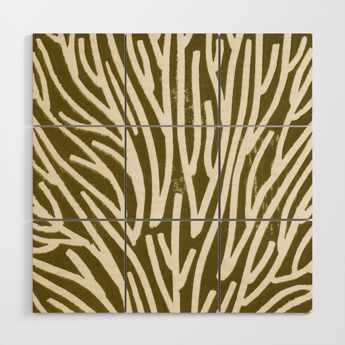 Linocut Tree #1 Wood Wall Art Gallery Image 1