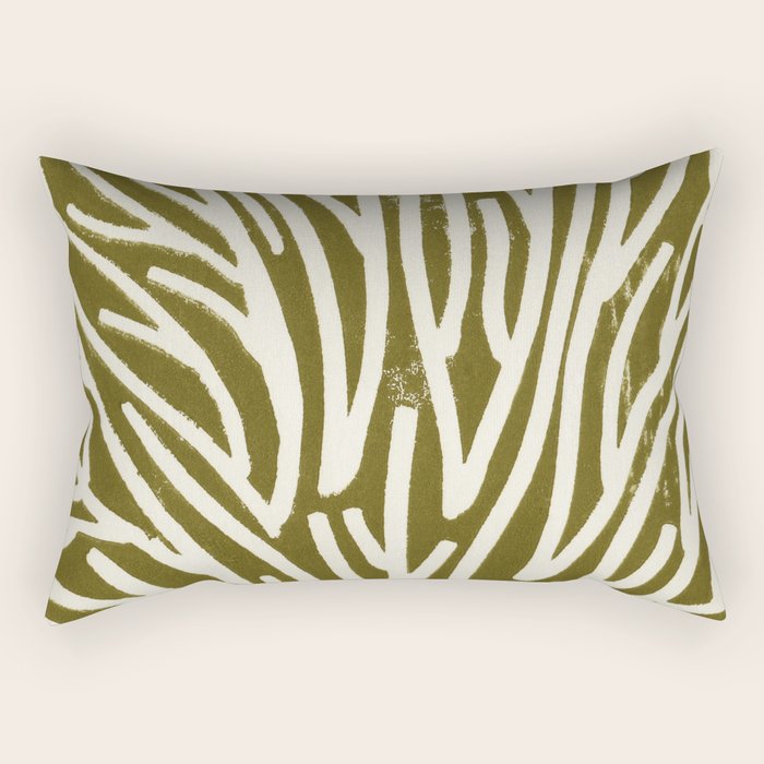 Linocut Tree #1 Rectangular Pillow Gallery Image 2