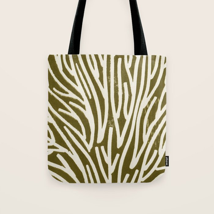 Linocut Tree #1 Tote Bag Gallery Image 1