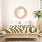 Linocut Tree #1 Duvet Cover Gallery Image 3